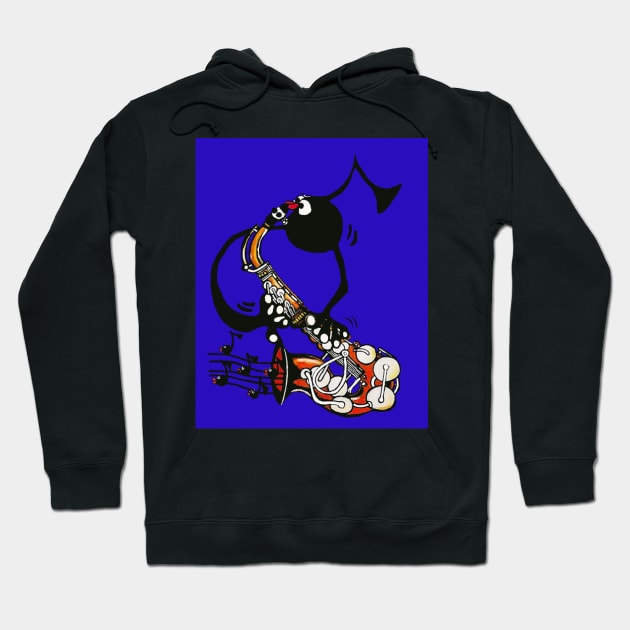 Blues Notation Hoodie by ROB51